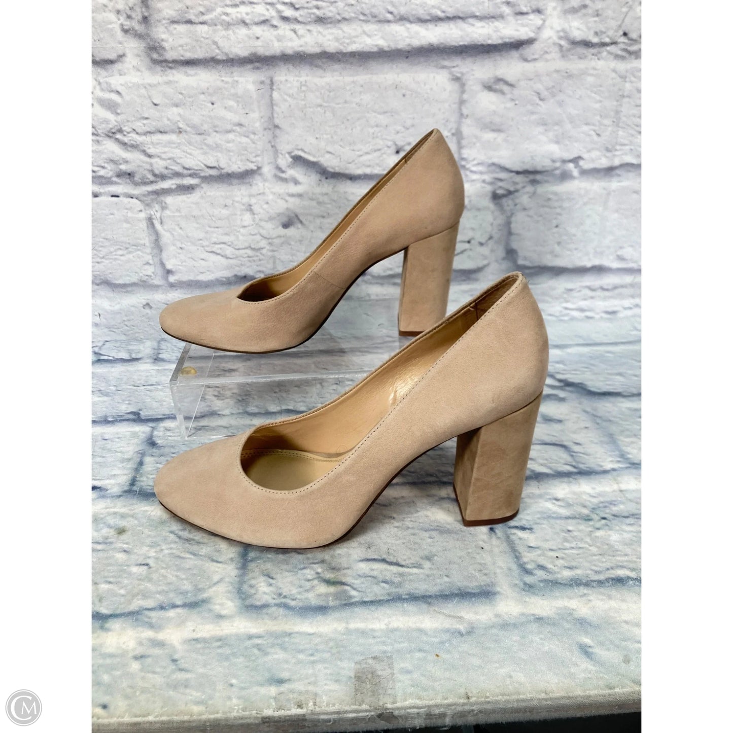 Shoes Heels Block By Gianni Bini In Tan, Size: 9
