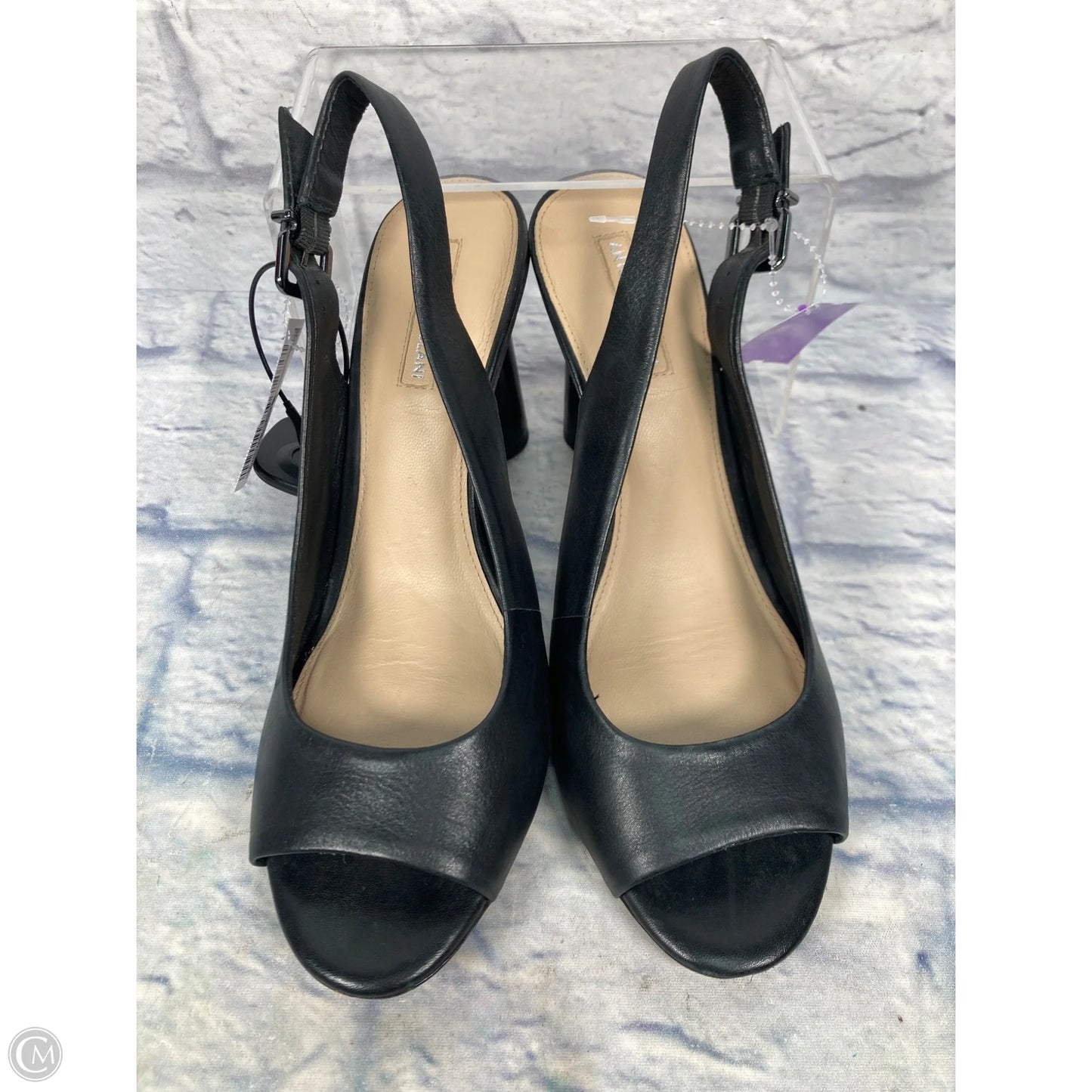 Sandals Heels Stiletto By Antonio Melani In Black, Size: 9.5