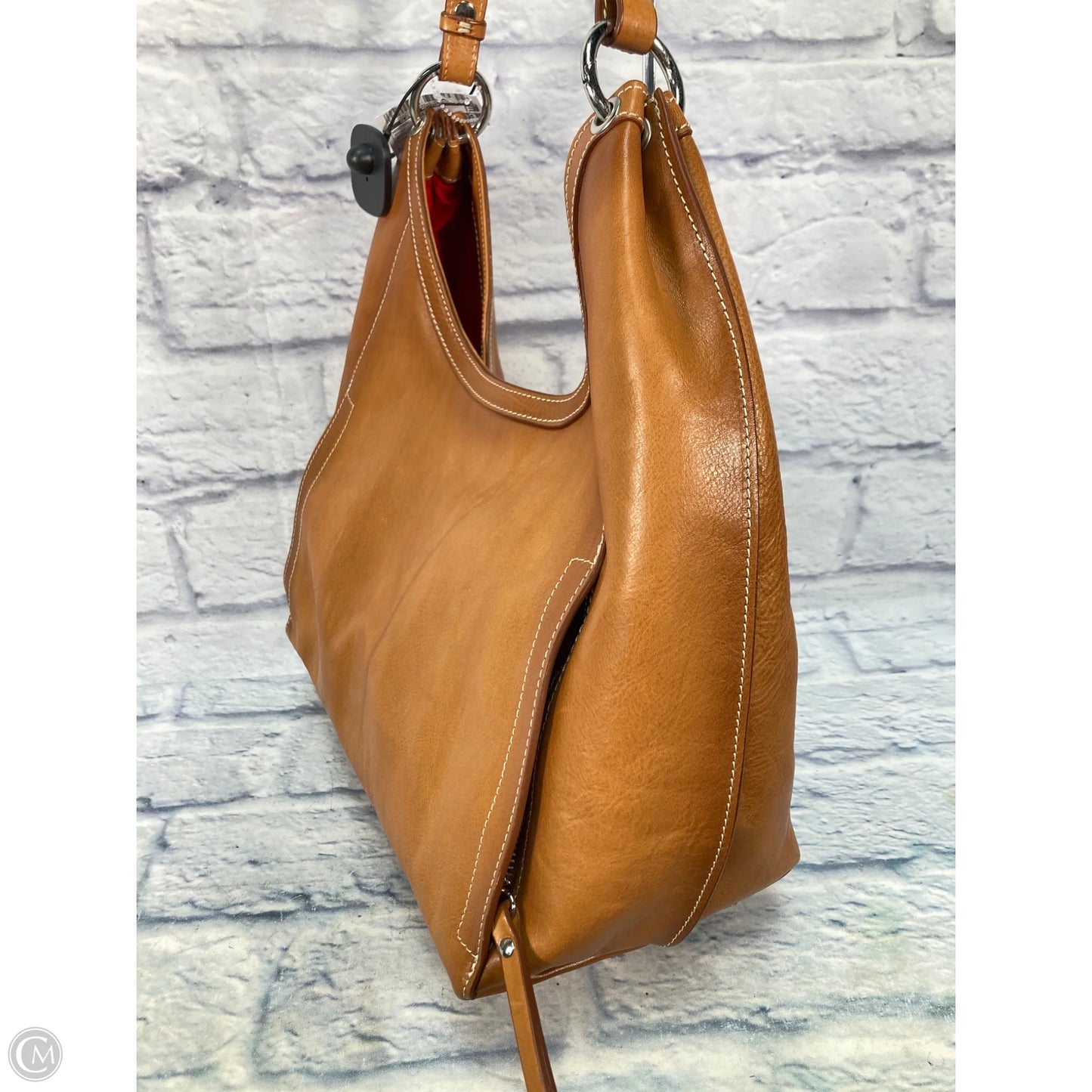 Handbag Leather By Clothes Mentor, Size: Large