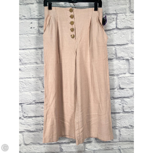Pants Wide Leg By Topshop In Pink, Size: 4
