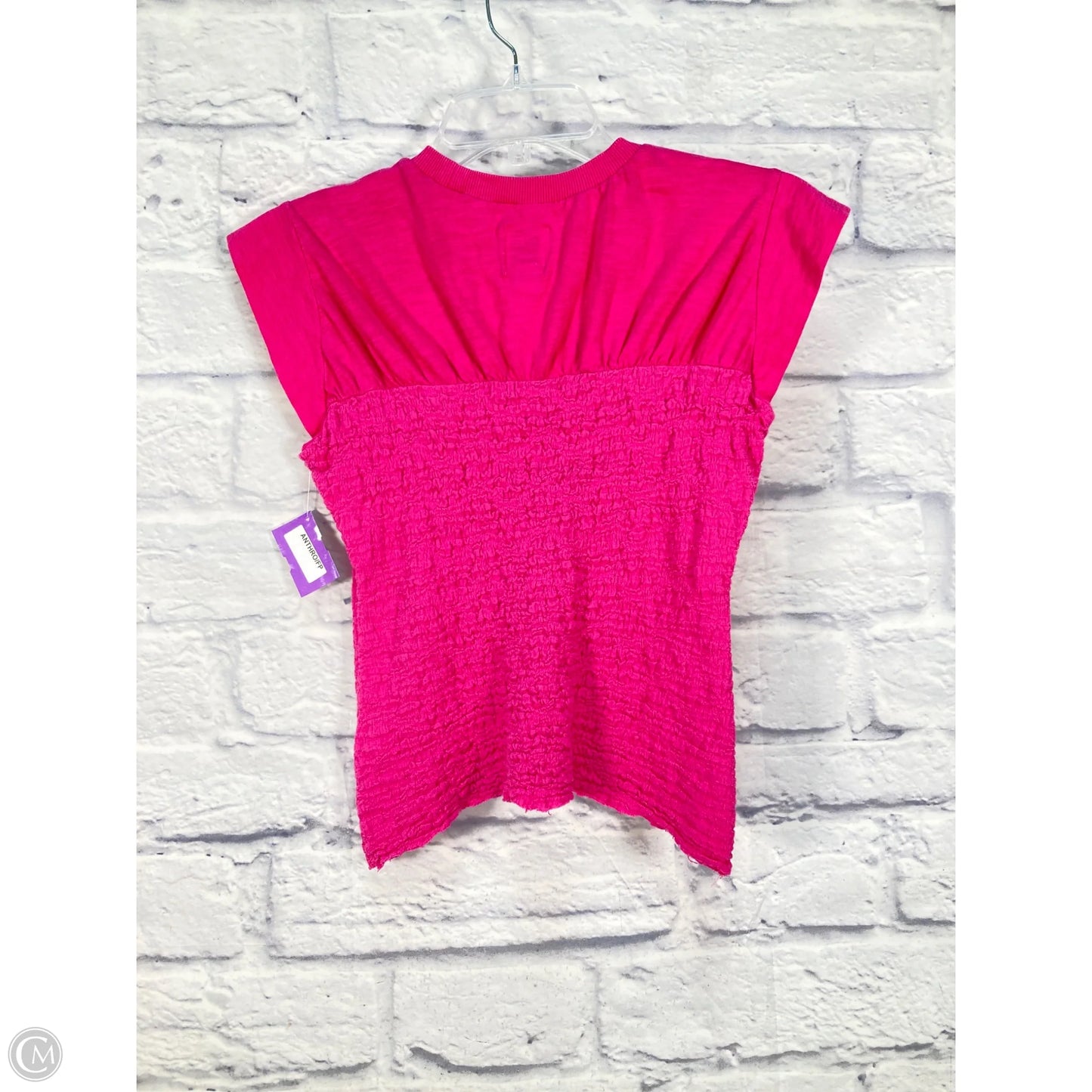 Top Short Sleeve By Maeve In Pink, Size: Xs