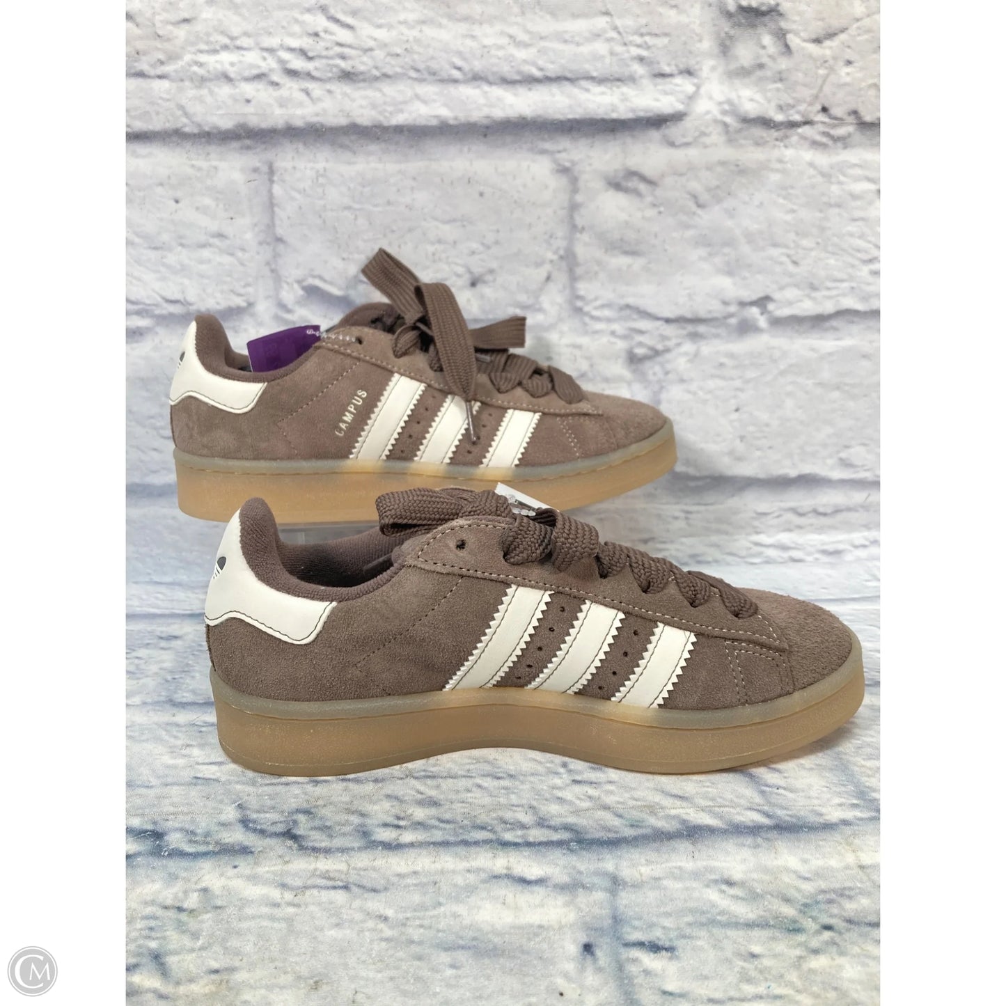 Shoes Sneakers By Adidas In Brown & Cream, Size: 8