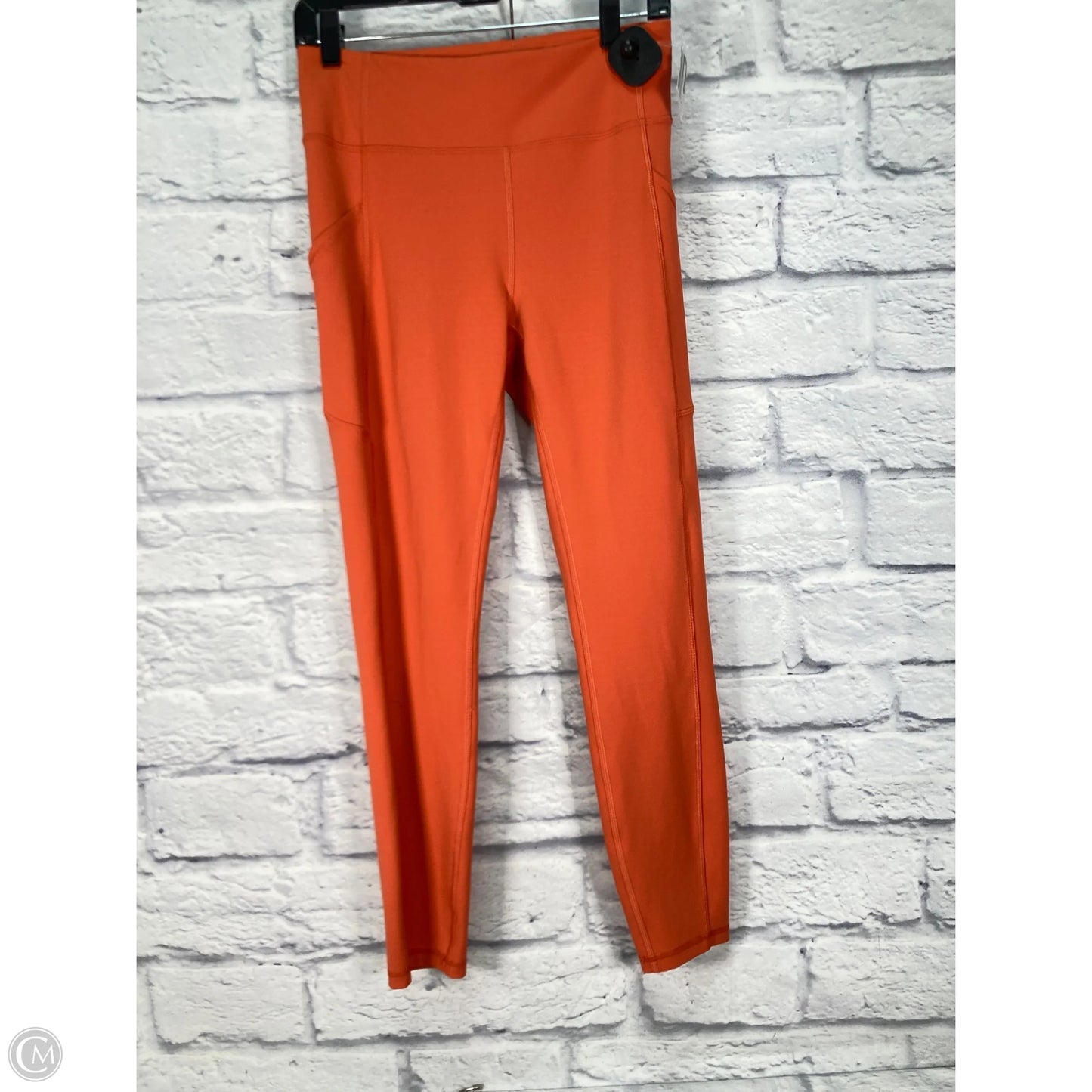 Athletic Leggings By Lululemon In Orange, Size: 8
