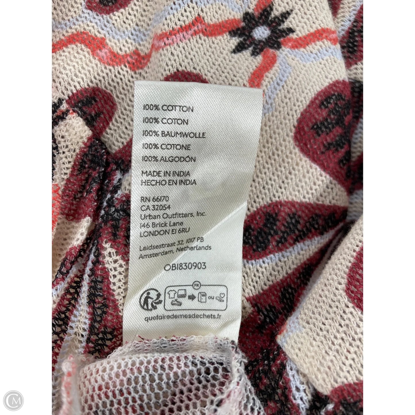 Top Long Sleeve By Free People In Floral Print, Size: L