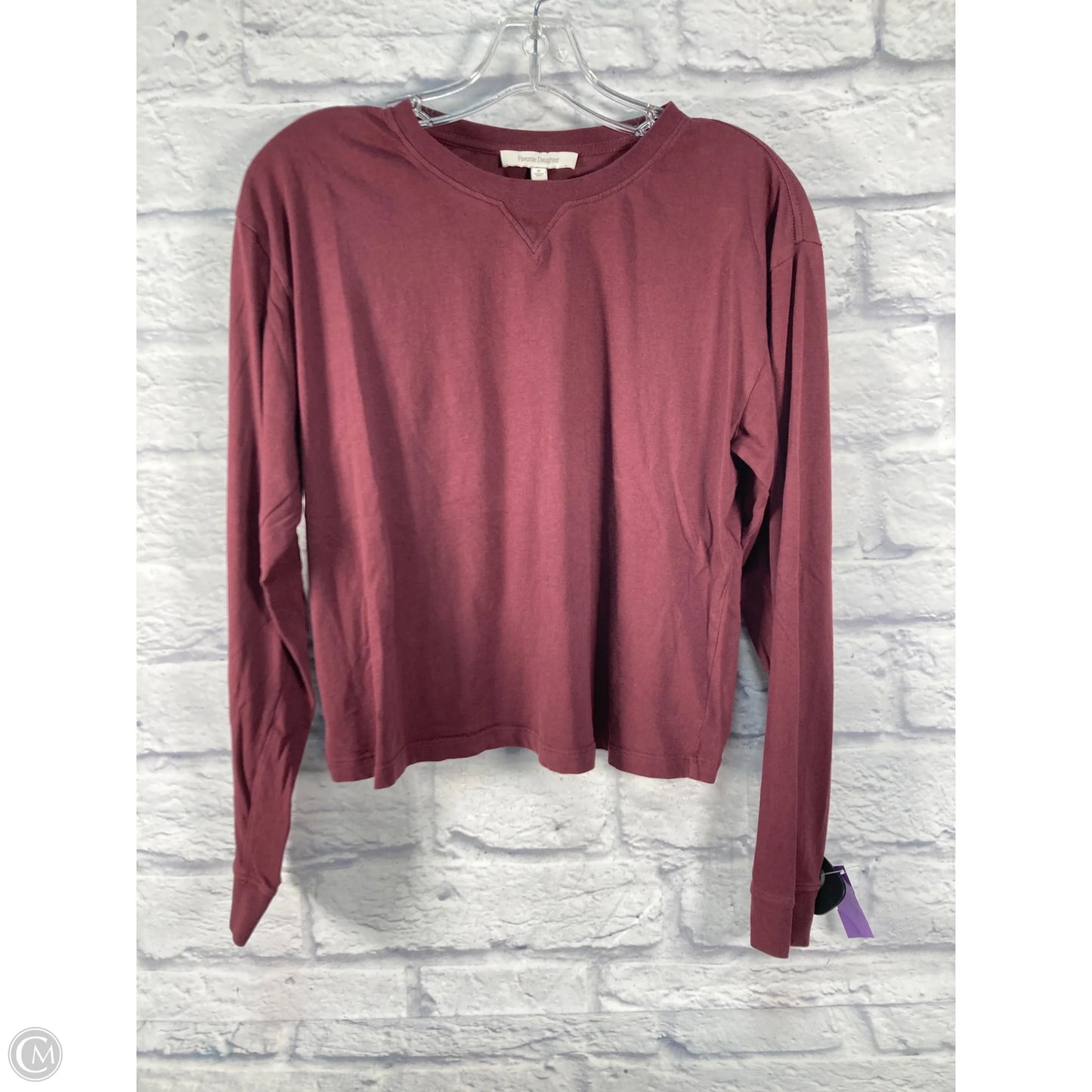 Top Long Sleeve By Favorite Daughter In Red, Size: Xs
