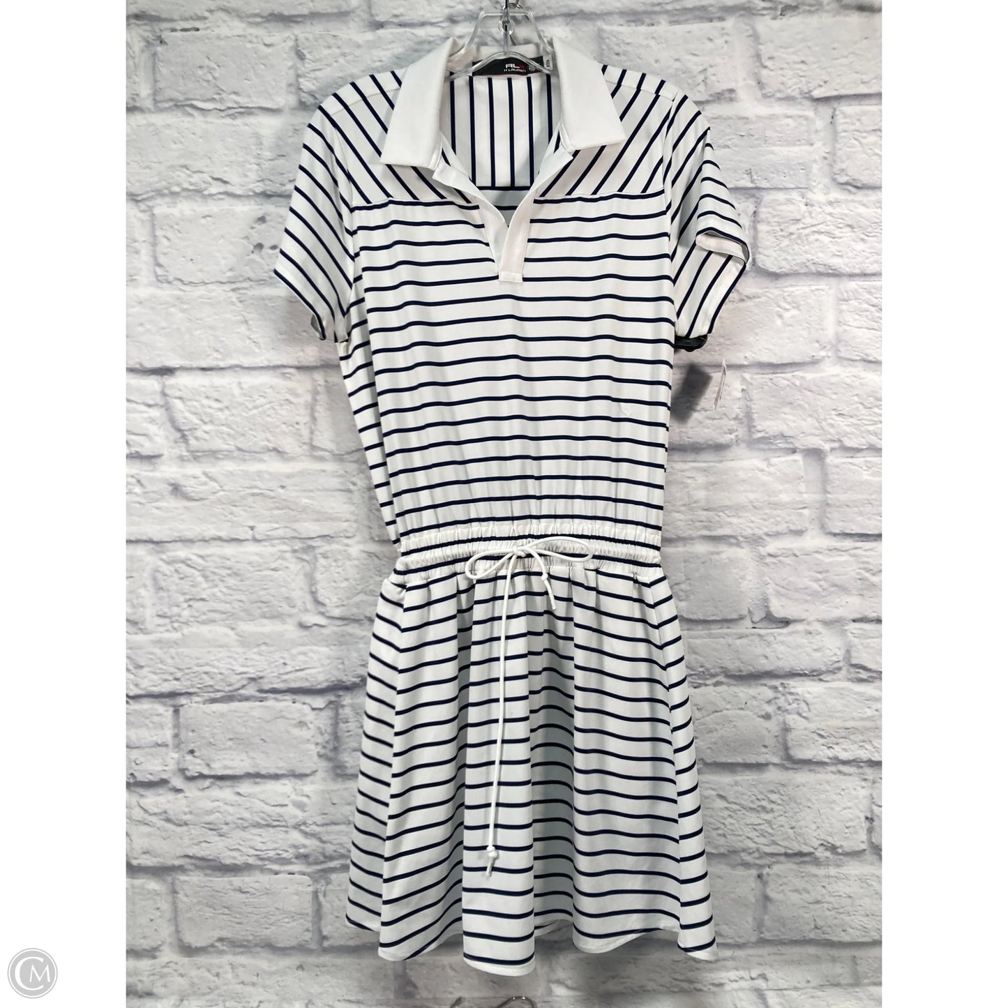 Athletic Dress By Rlx In Striped Pattern, Size: M