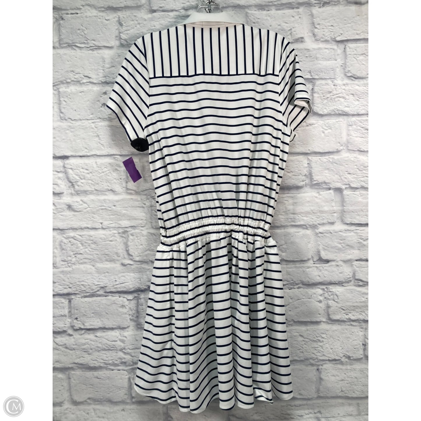 Athletic Dress By Rlx In Striped Pattern, Size: M