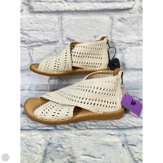 Sandals Flats By Born In Cream, Size: 8