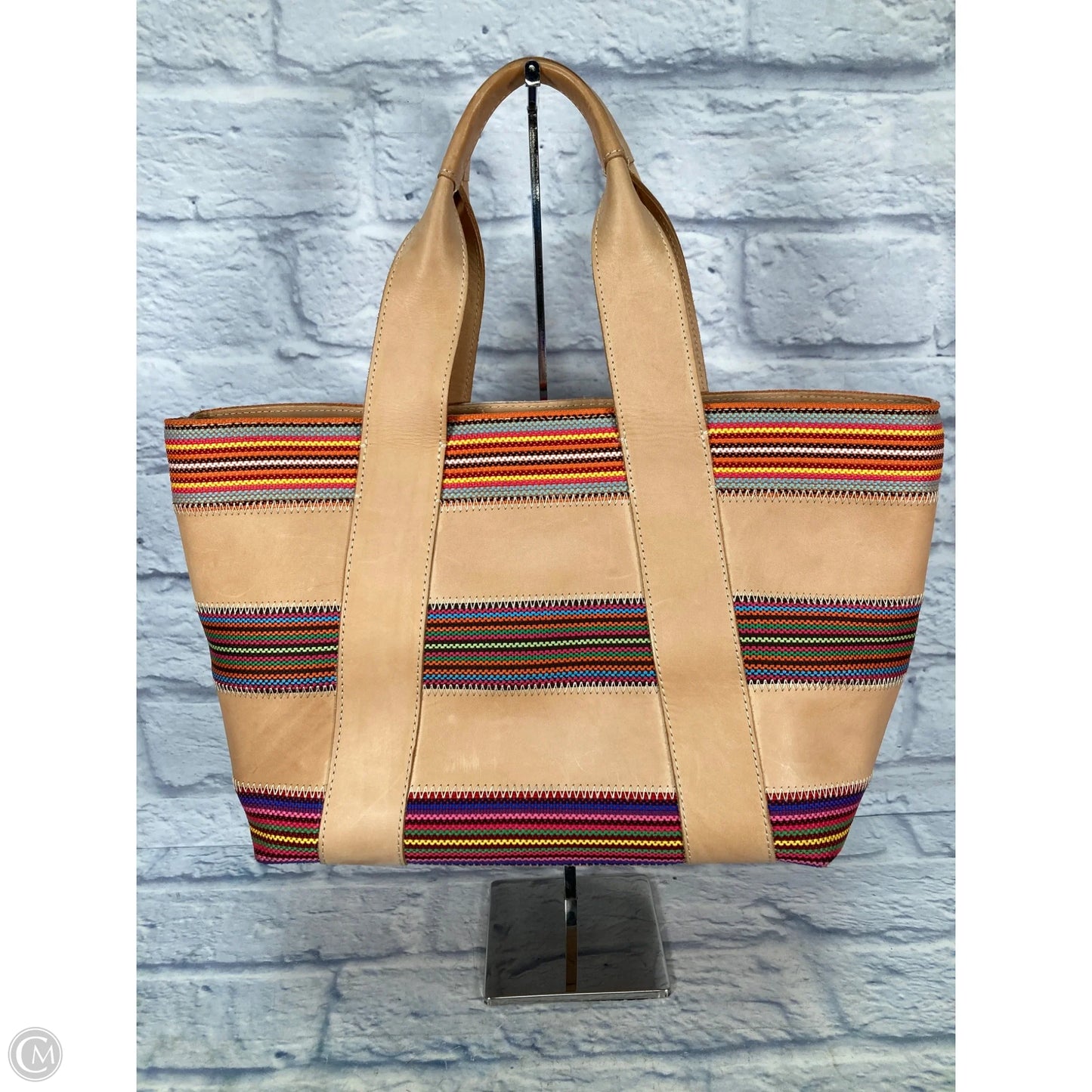 Tote Leather By Consuela, Size: Large