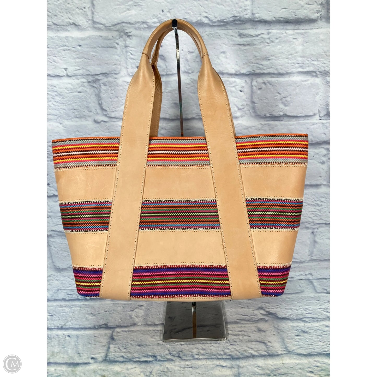 Tote Leather By Consuela, Size: Large