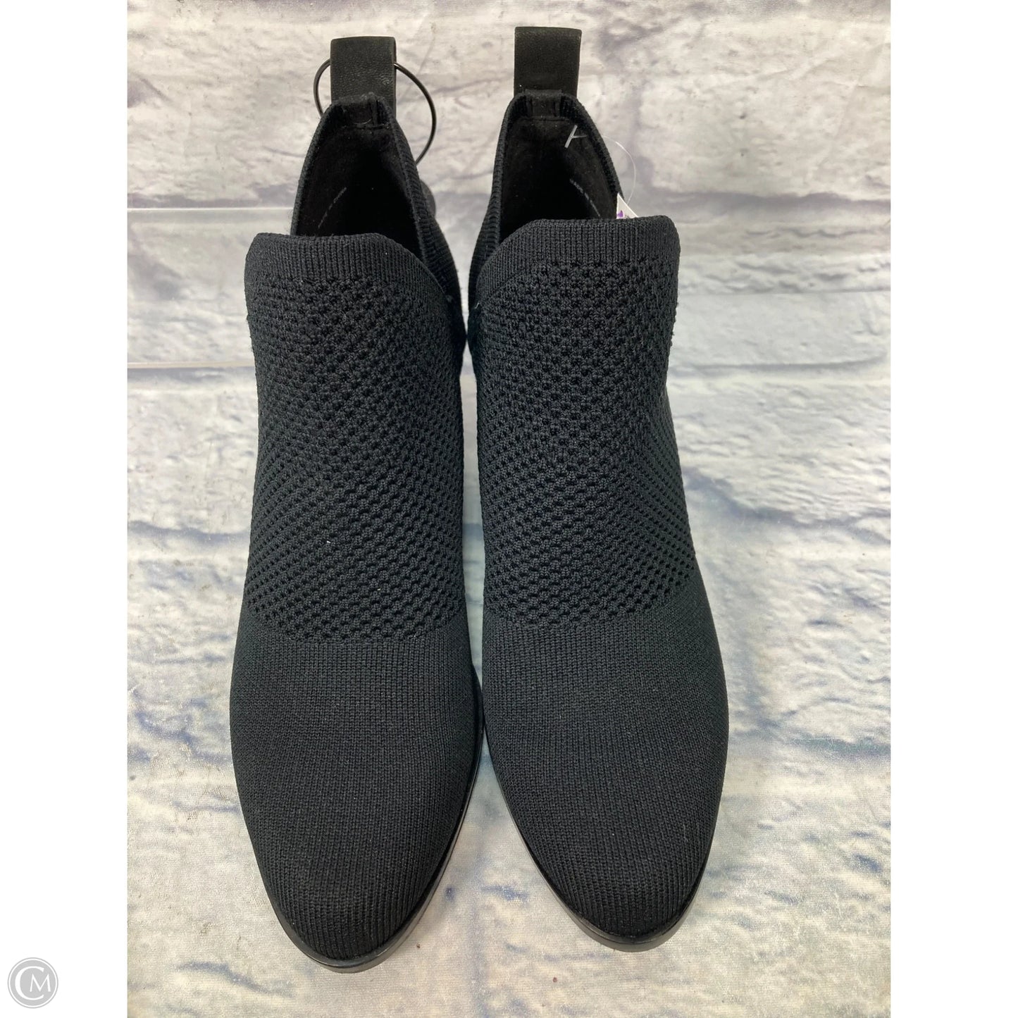 Boots Ankle Heels By Eileen Fisher In Black, Size: 7.5