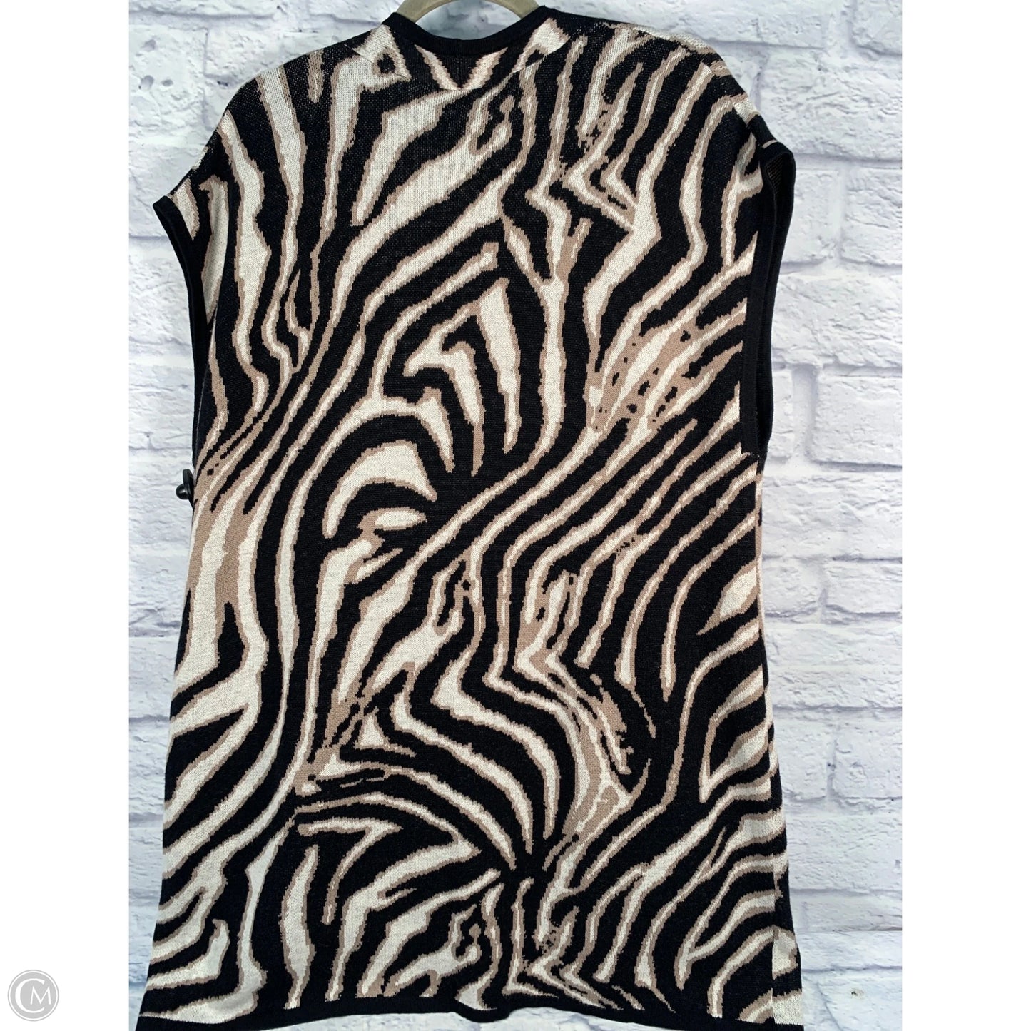 Cardigan By Chicos In Animal Print, Size: Xl