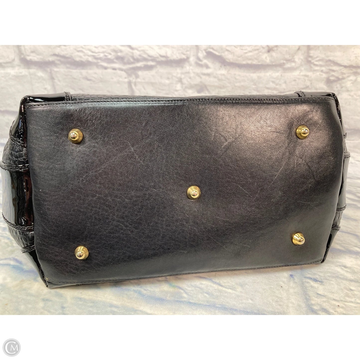 Handbag Leather By Clothes Mentor, Size: Medium