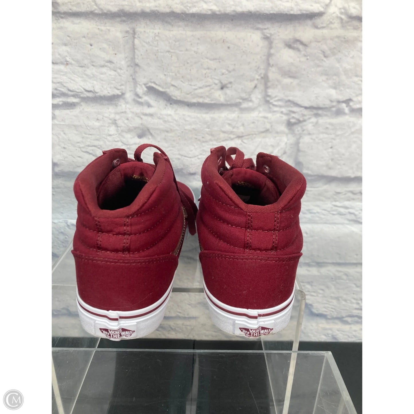 Shoes Sneakers By Vans In Red, Size: 9