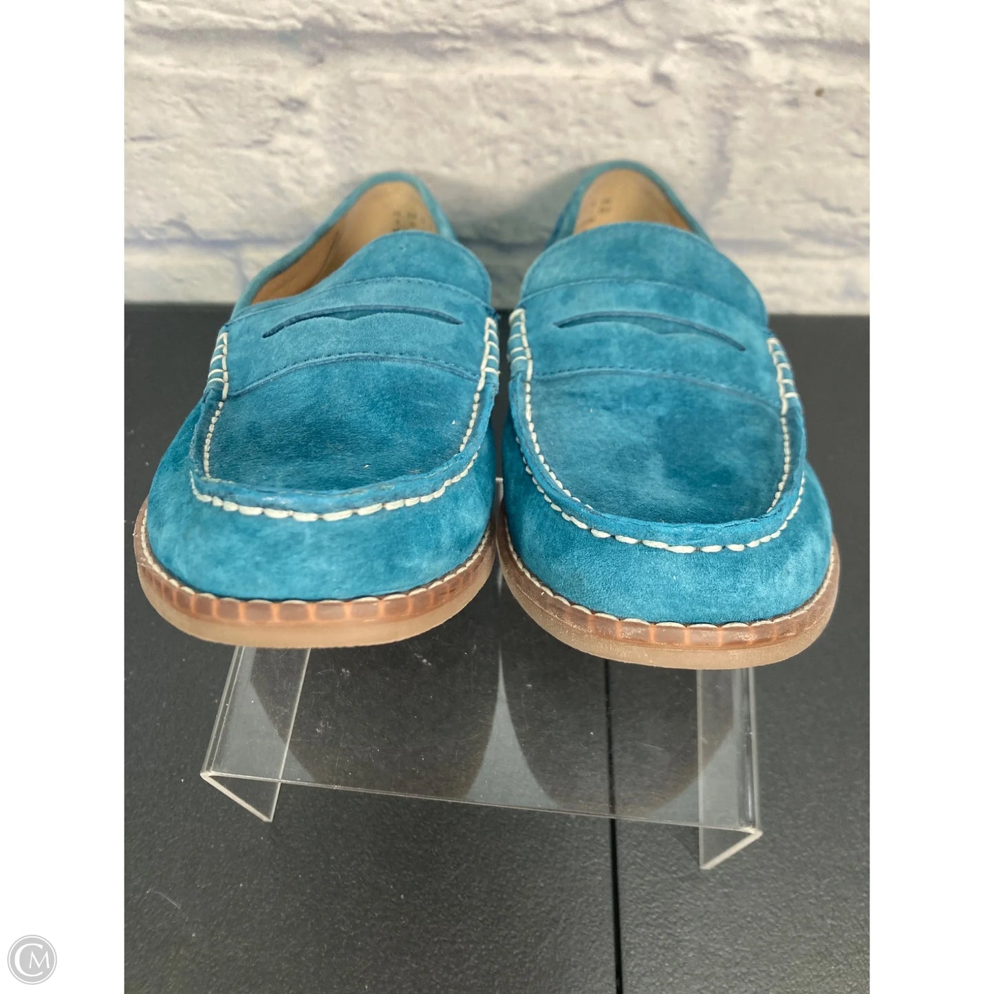 Shoes Flats By Hush Puppies In Blue, Size: 9