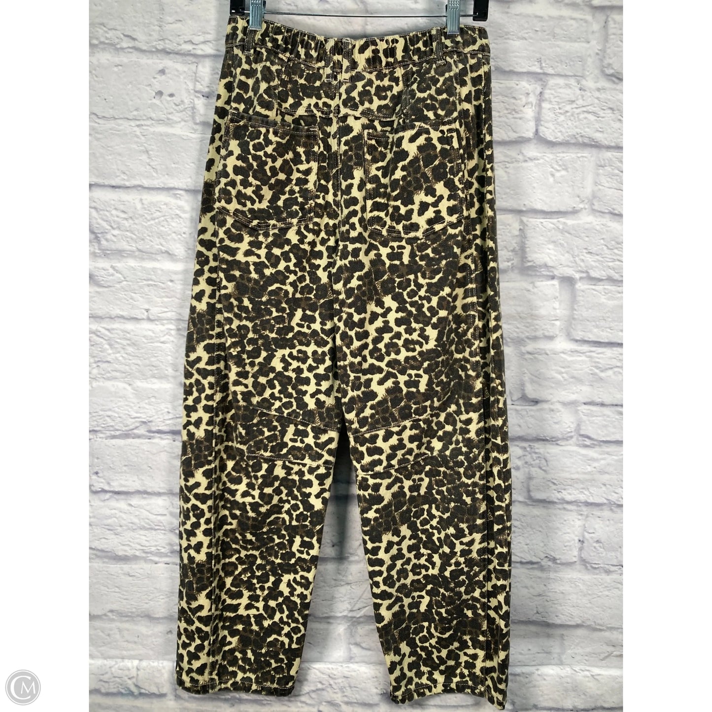 Jeans Wide Leg By Clothes Mentor In Animal Print, Size: 8