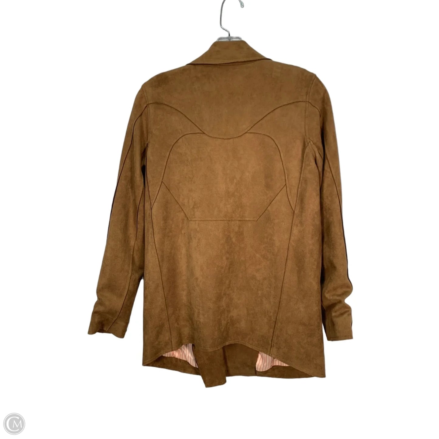 Jacket Moto By Anthropologie In Brown, Size: Xxsp