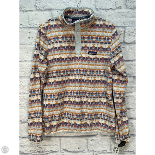 Athletic Jacket By Patagonia In Blue & Purple, Size: L