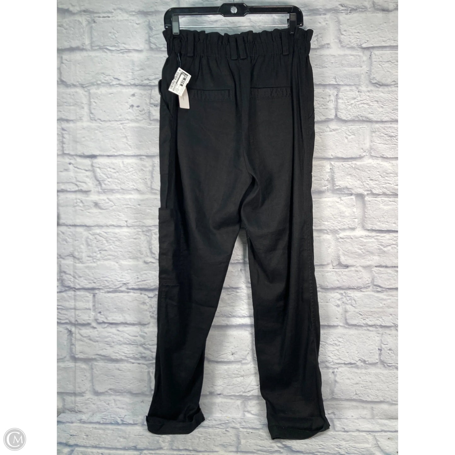 Pants Linen By Elevenses In Black, Size: 6