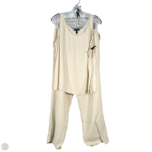 Lounge Set Pants By Eileen Fisher In Tan, Size: L
