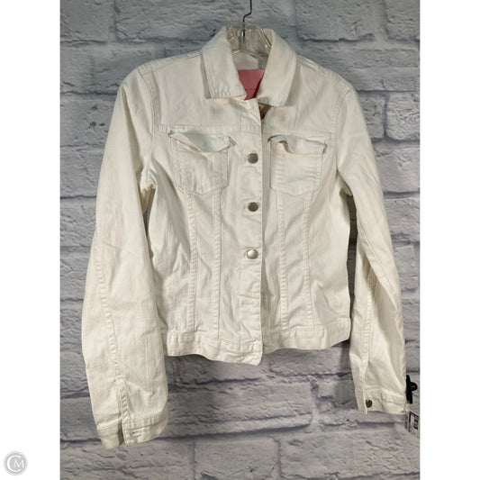Jacket Denim By Giani Bernini In White Denim, Size: S