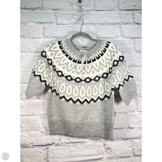 Sweater By Design History In Grey & White, Size: Xs