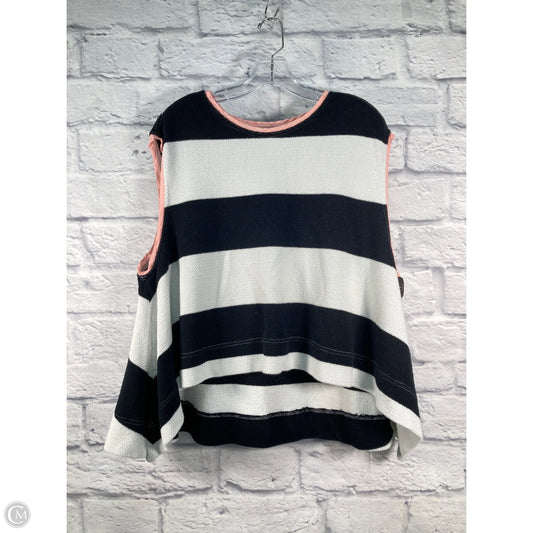 Top Sleeveless By Free People In Black & White, Size: S