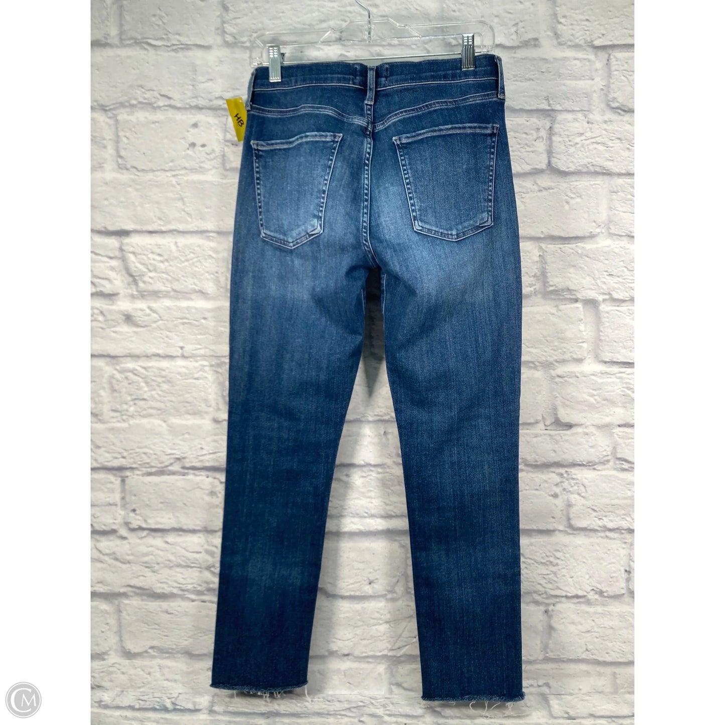 Jeans Straight By Agolde In Blue Denim, Size: 4