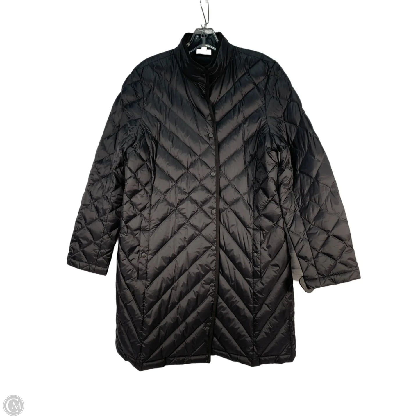 Coat Parka By J. Jill In Black, Size: L
