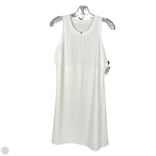 Athletic Dress By Lululemon In White, Size: M
