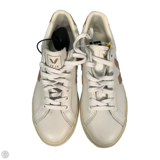 Shoes Sneakers By Veja In Brown & White, Size: 7