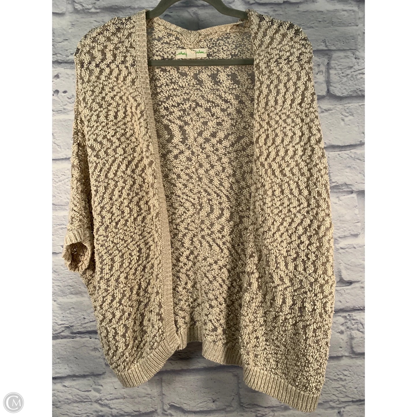 Sweater Cardigan By Staring At Stars In Cream & Tan, Size: S