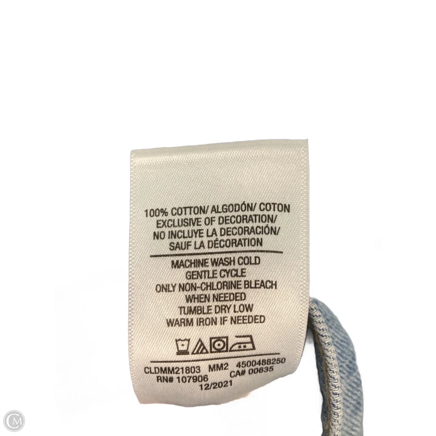 Skirt Maxi By Hudson In Blue Denim, Size: 6