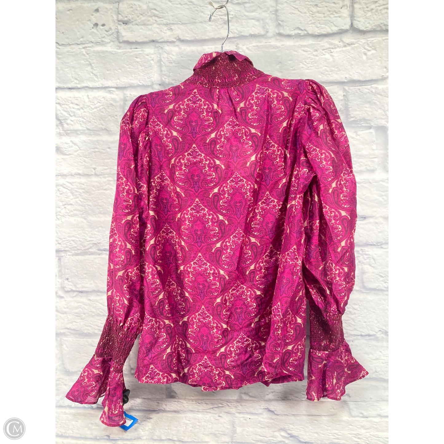 Blouse Long Sleeve By Hope For Flowers By Tracy Reese In Paisley Print, Size: Xs