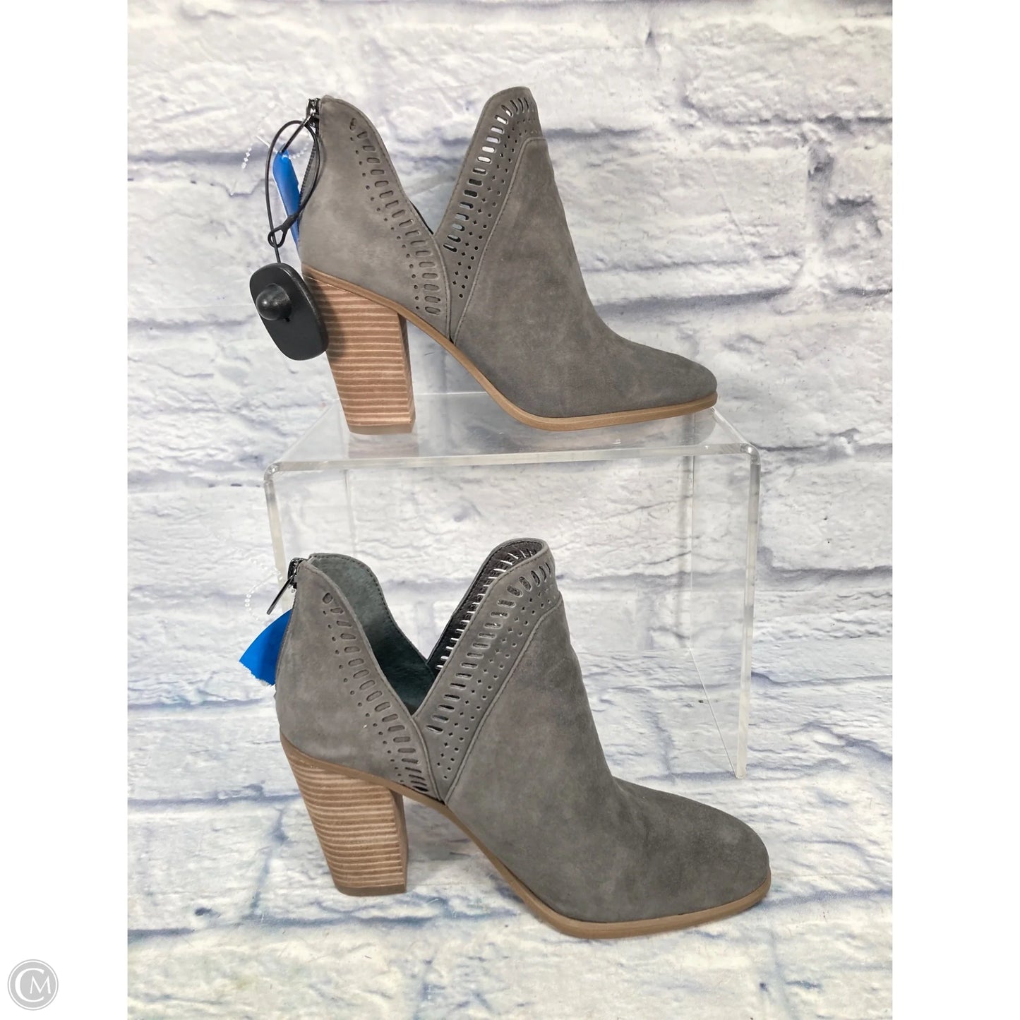 Shoes Heels Block By Vince Camuto In Grey, Size: 8