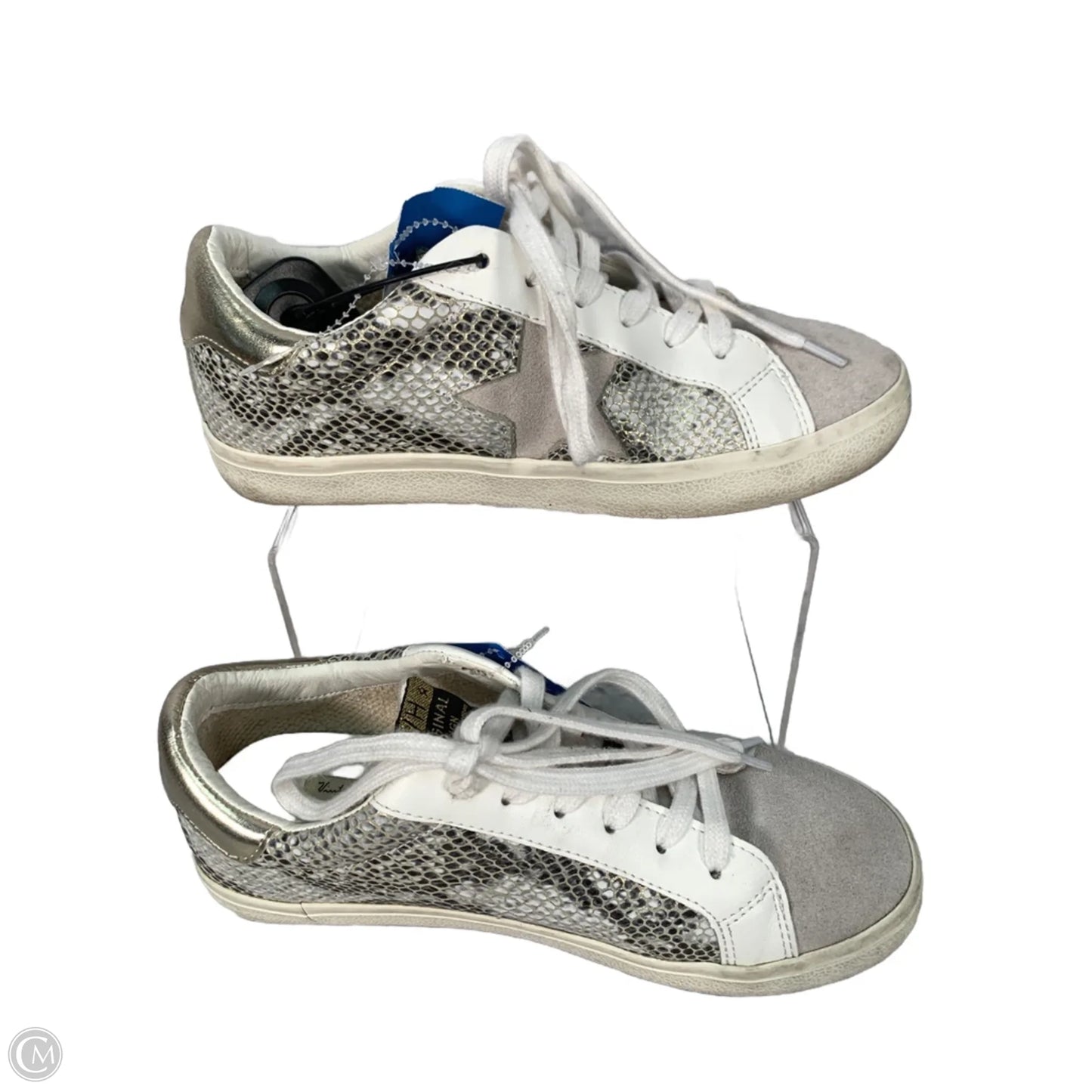 Shoes Sneakers By Vintage Havana In Grey & White, Size: 7