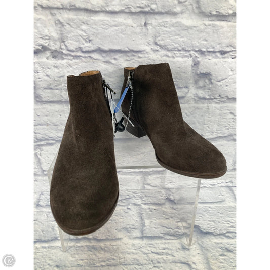Boots Ankle Heels By Lucky Brand In Brown, Size: 9