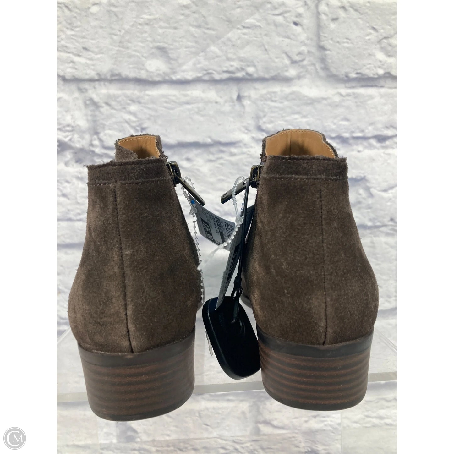 Boots Ankle Heels By Lucky Brand In Brown, Size: 9