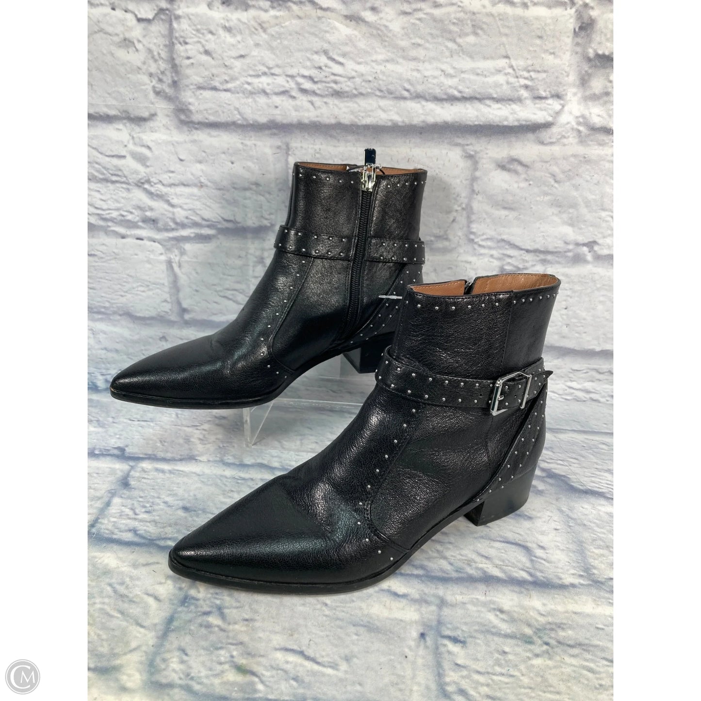 Boots Ankle Heels By Antonio Melani In Black, Size: 8