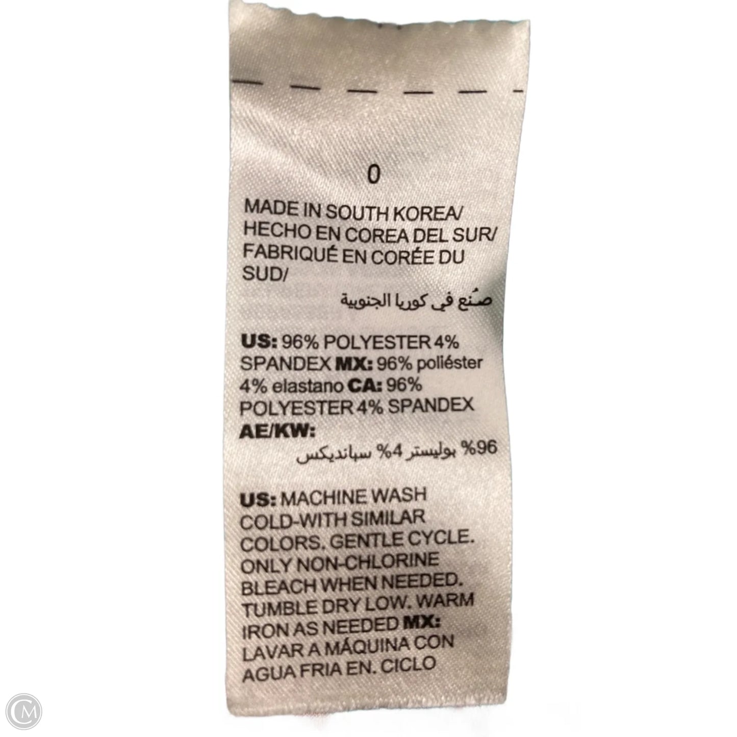 Top 3/4 Sleeve By Chicos In Blue & Orange, Size: S