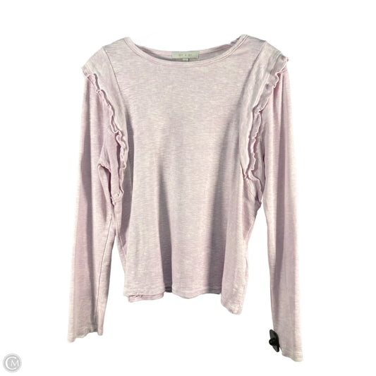Top Long Sleeve By Eri + Ali In Purple, Size: L