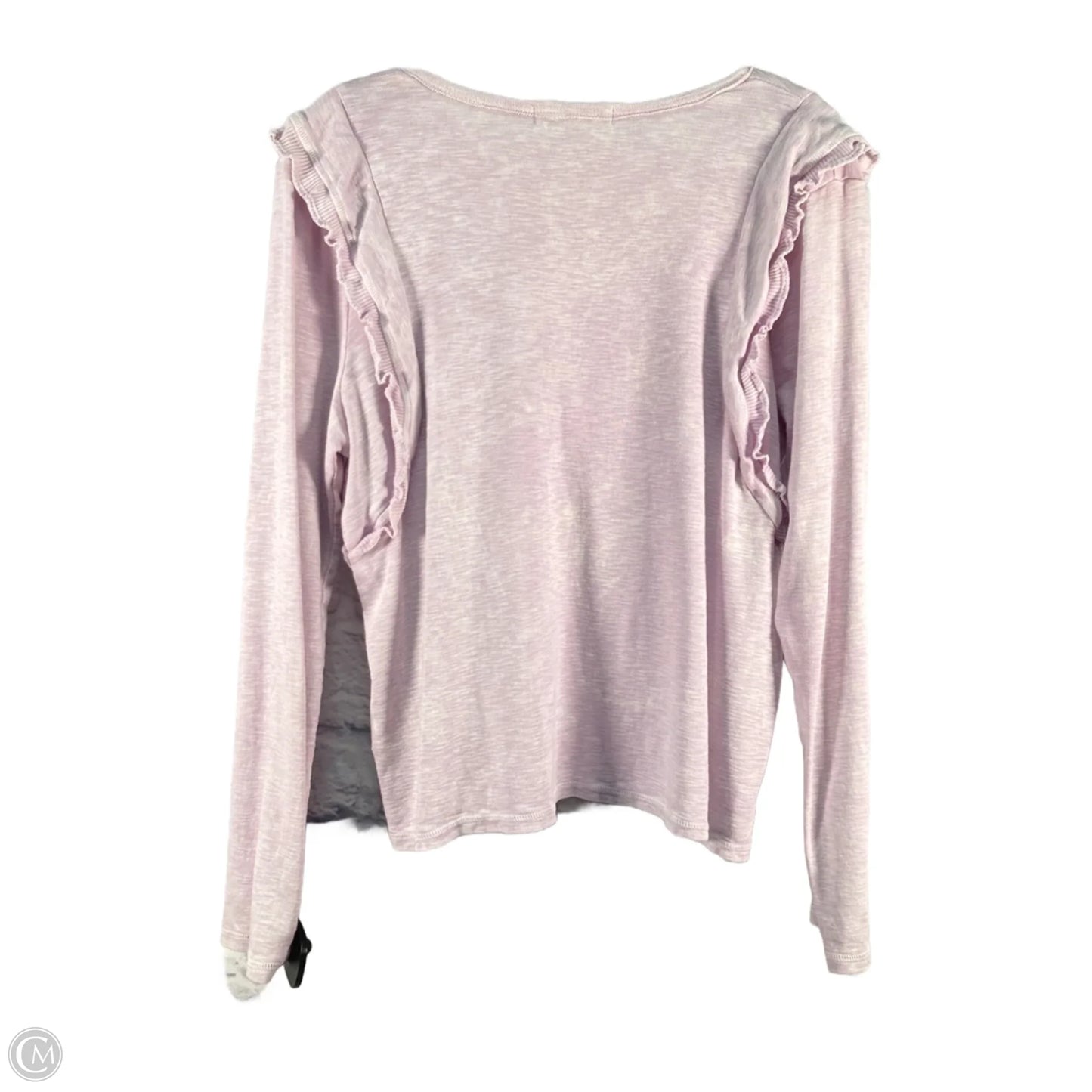Top Long Sleeve By Eri + Ali In Purple, Size: L