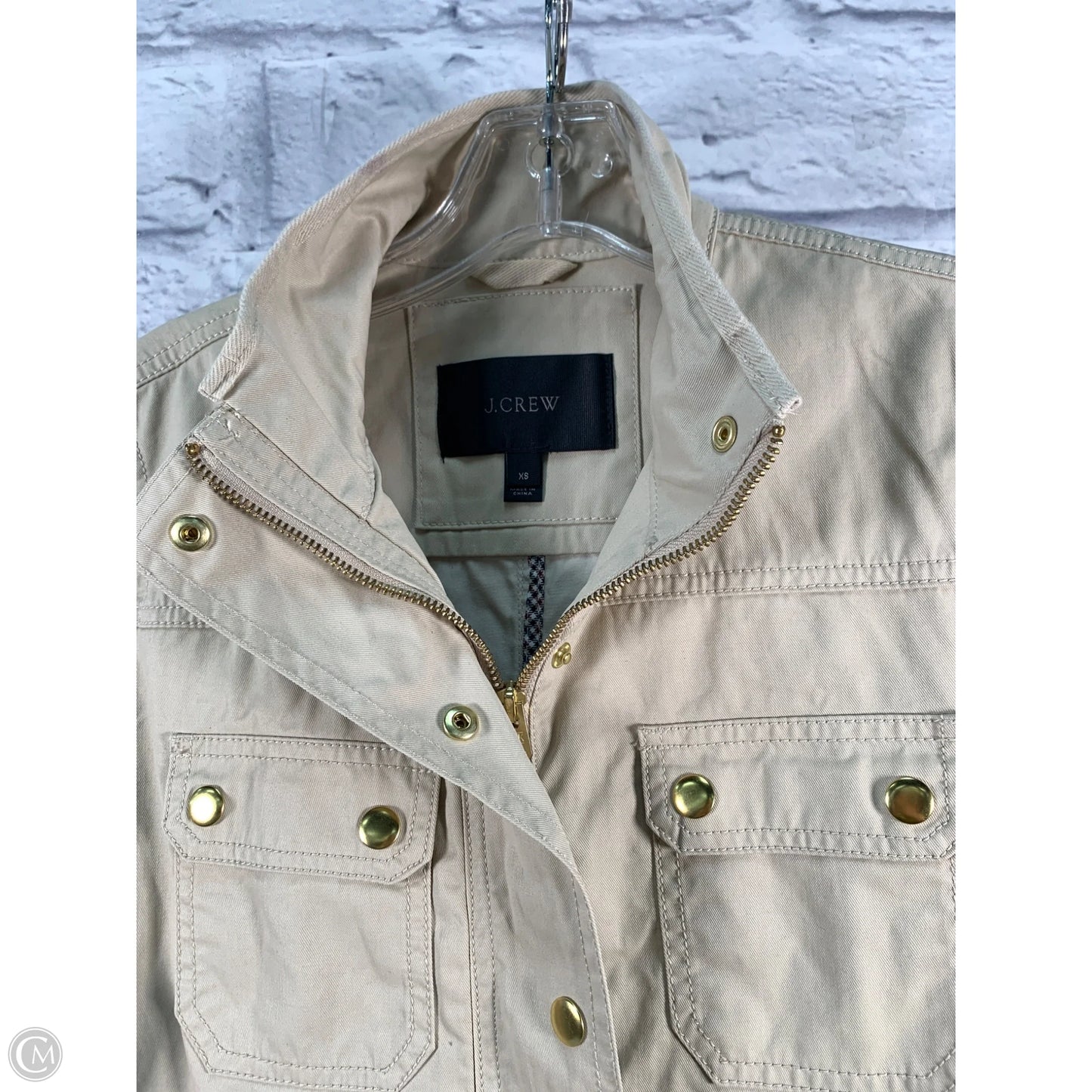 Jacket Utility By J. Crew In Tan, Size: Xs