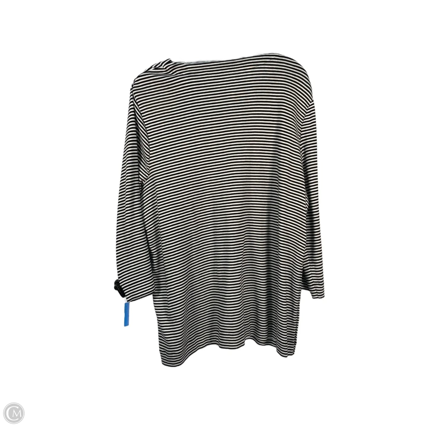 Top Long Sleeve By Chicos In Striped Pattern, Size: Xl
