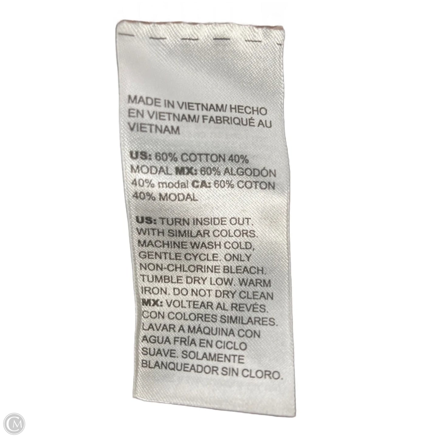 Top 3/4 Sleeve Basic By Chicos In Brown, Size: Xl