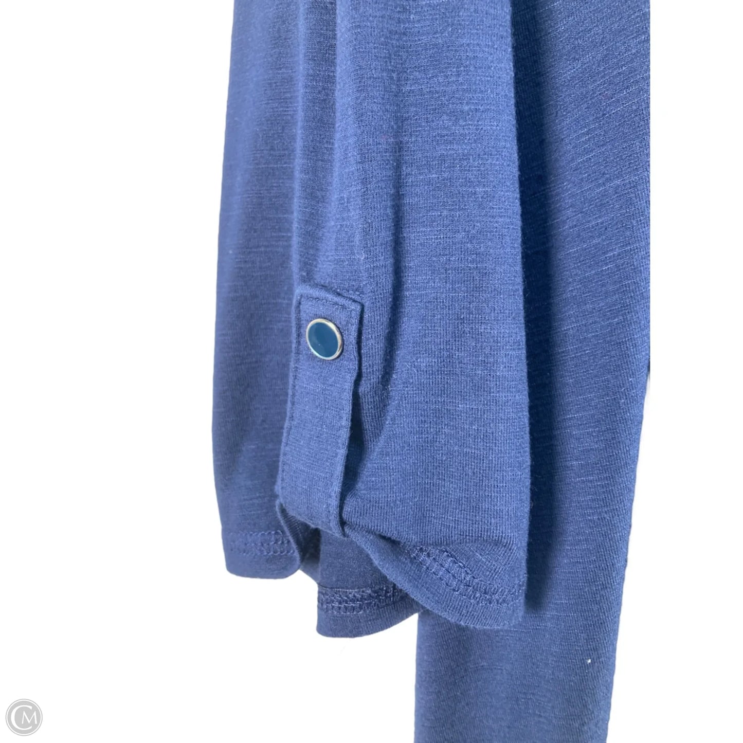 Top 3/4 Sleeve By Chicos In Blue, Size: Xl