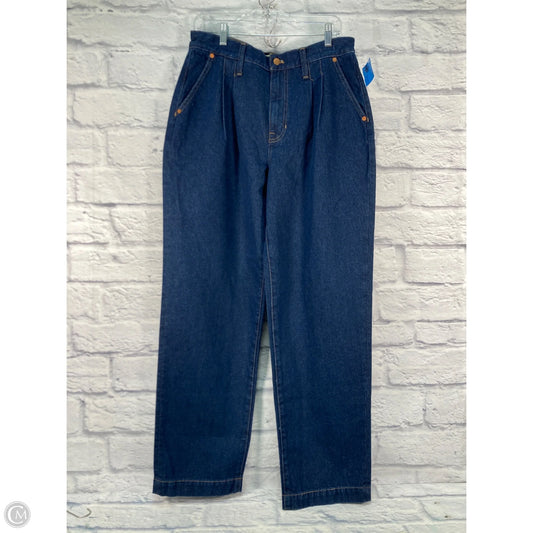 Jeans Straight By Madewell In Blue Denim, Size: 10