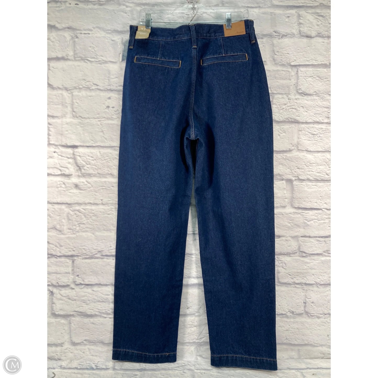 Jeans Straight By Madewell In Blue Denim, Size: 10