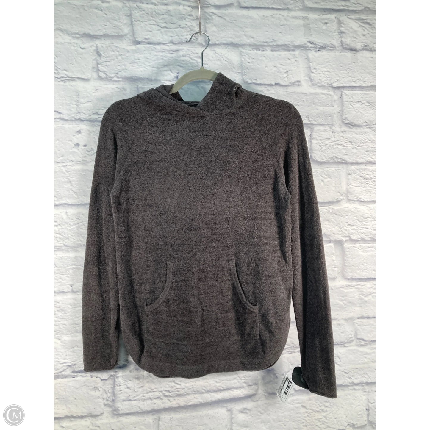 Sweatshirt Hoodie By Barefoot Dreams In Grey, Size: S