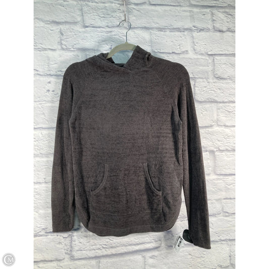 Sweatshirt Hoodie By Barefoot Dreams In Grey, Size: S